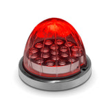 Dual Revolution Red Turn Signal & Marker To Blue Auxiliary Watermelon LED Light (19 Diodes)