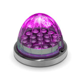 Dual Revolution Red Turn Signal & Marker To Purple Auxiliary Watermelon LED Light (19 Diodes)