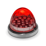 Dual Revolution Red Turn Signal & Marker To Purple Auxiliary Watermelon LED Light (19 Diodes)